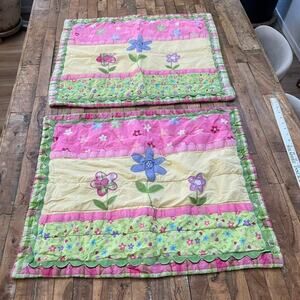 Circo Floral Patchwork Quilted Standard Size Pillow Shams